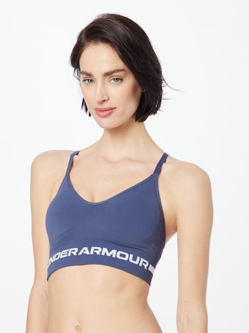 Bustier Soutien-gorge de sport UNDER ARMOUR en gris : devant