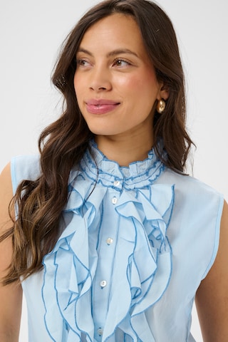 SAINT TROPEZ - Blusa 'TilliSZ' em azul