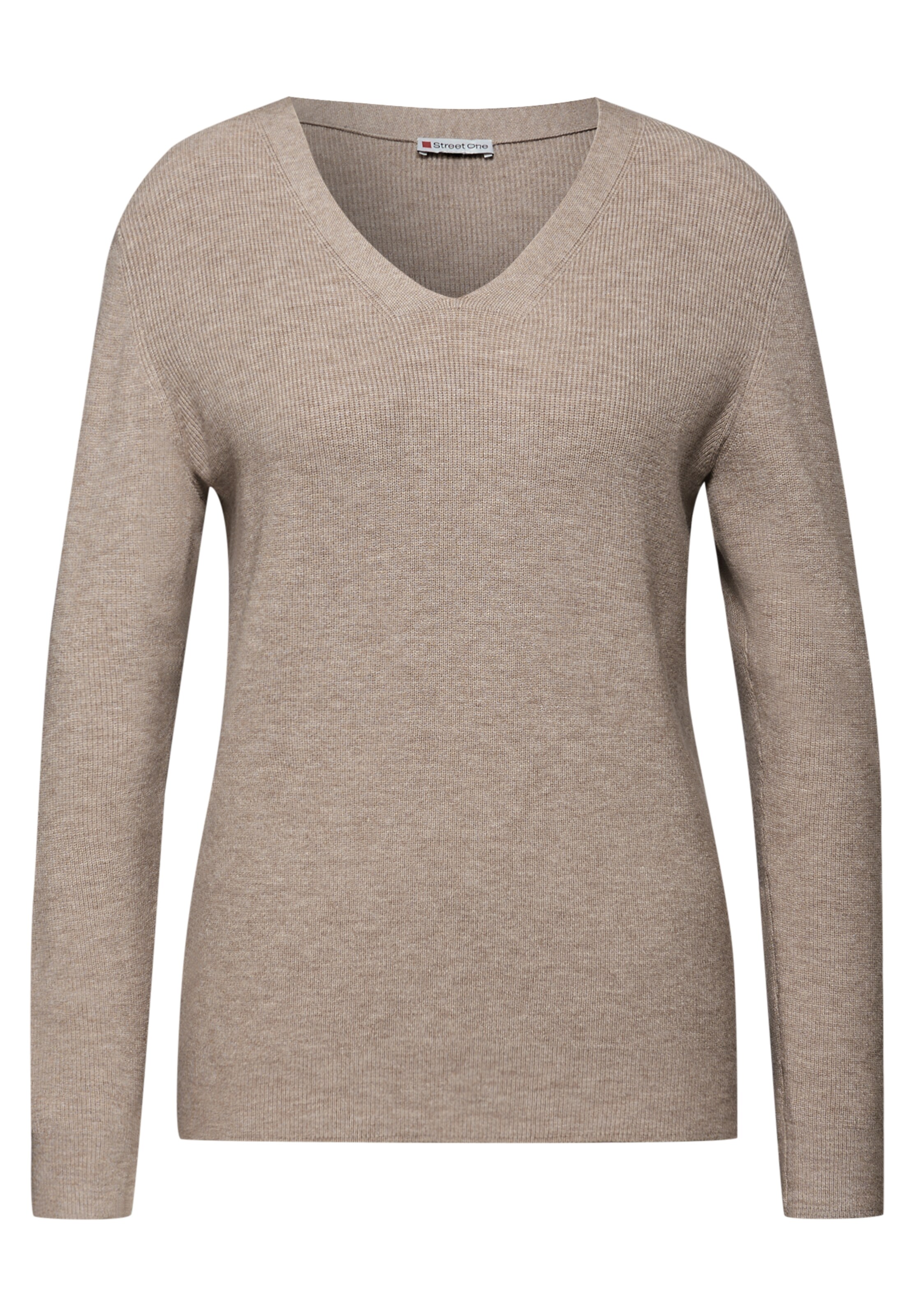 STREET ONE Pullover in Braun: Vorderseite
