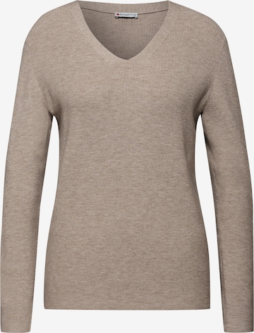 STREET ONE Pullover in Braun: Vorderseite