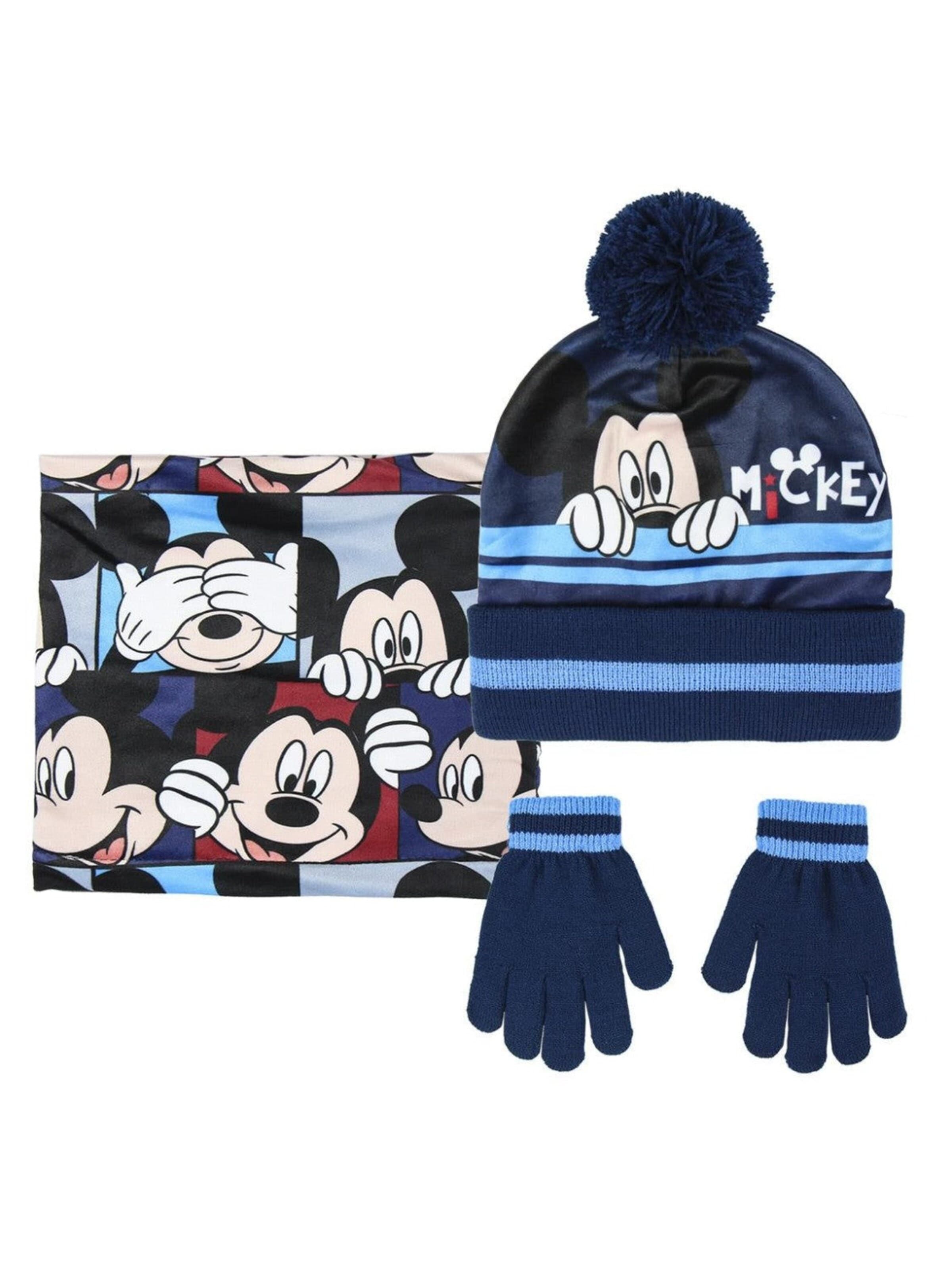 DISNEY Beanie 'Mickey Mouse' in Blue: front