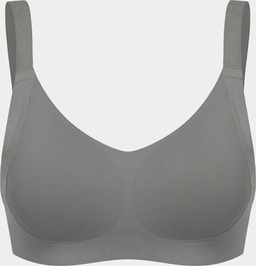 cfab (formerly creamy fabrics) BH 'Seamless Compact Push-Up BH' in Grijs: voorkant