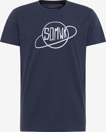 SOMWR Shirt 'PLANET SHPERE TEE' in Blue: front