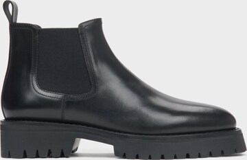 Estro Chelsea boots '004-109' i svart: framsida