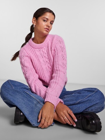 PIECES Sweater 'Assandra' in Pink