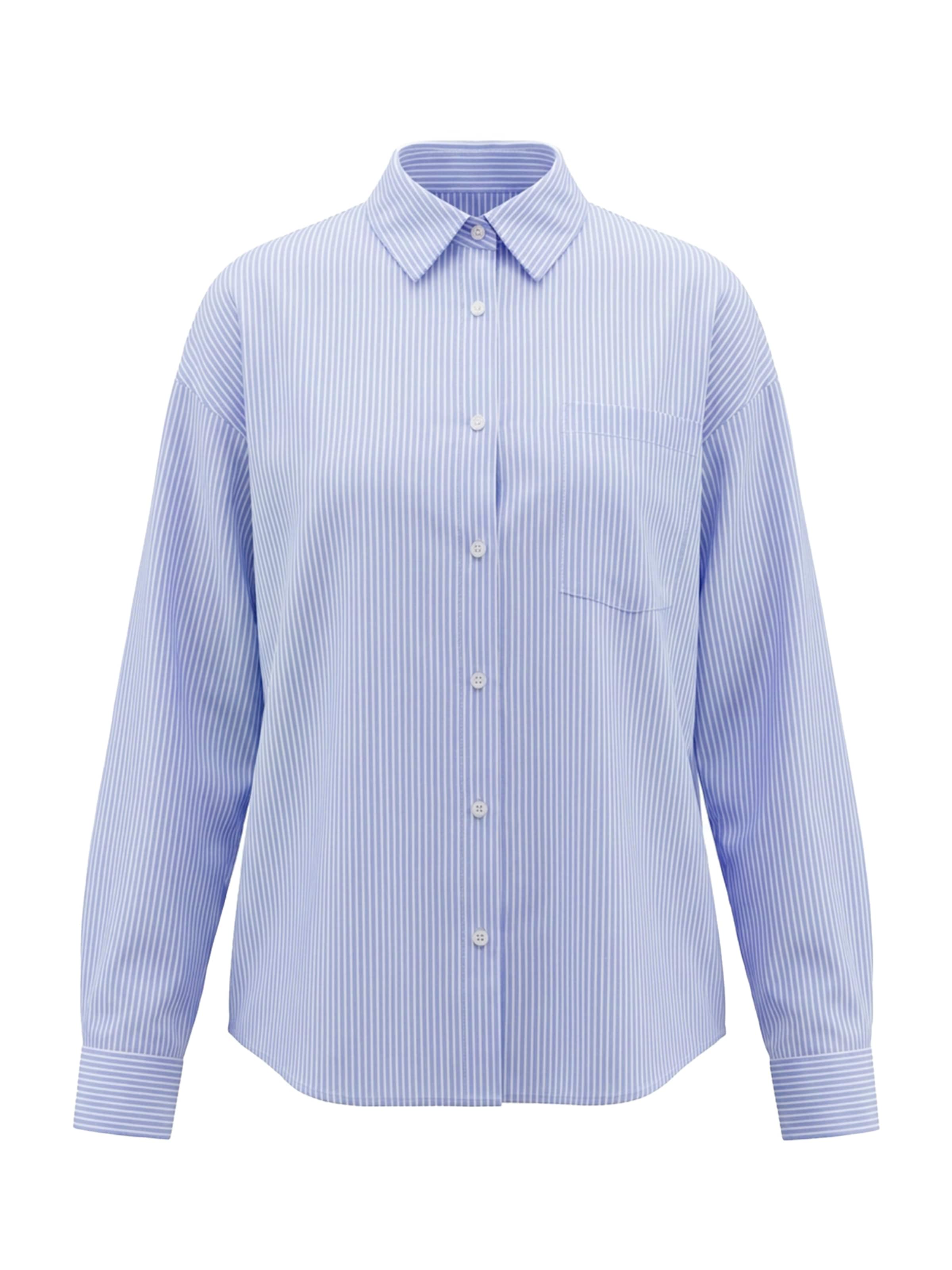Imily Bela Bluse in Blau: Vorderseite