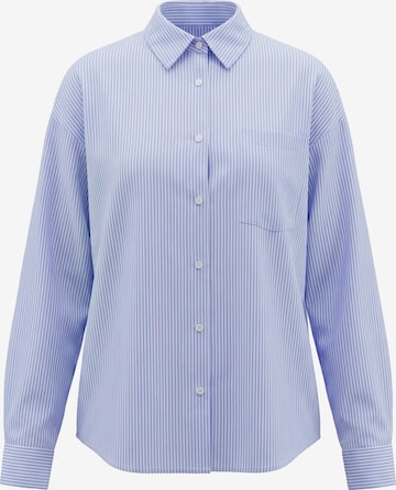 Imily Bela Bluse in Blau: Vorderseite