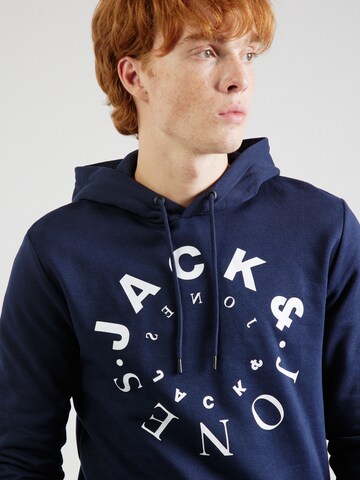 JACK & JONES Sweatshirt 'WARRIOR' in Blau