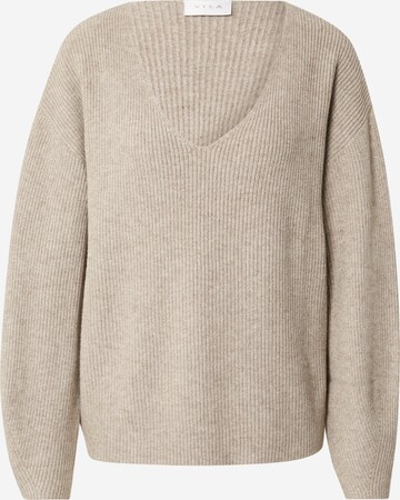 Pull-over VILA en beige : devant