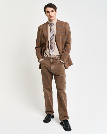 GANT Regular fit Button Up Shirt in Beige