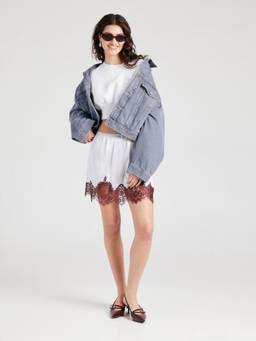 Jupe TOPSHOP en argent