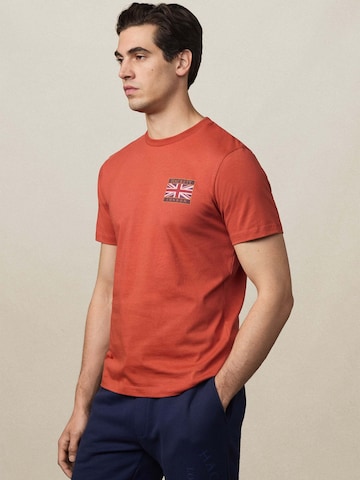 Hackett London T-Shirt 'Heritage' in Orange