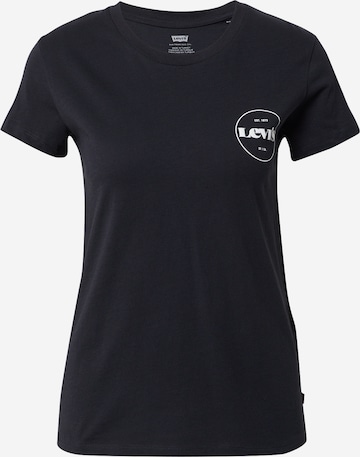 LEVI'S ® Shirt 'The Perfect Tee' in Zwart: voorkant