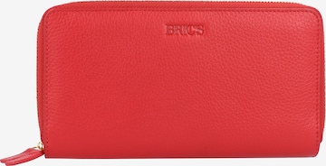 Bric's Wallet in Red: front