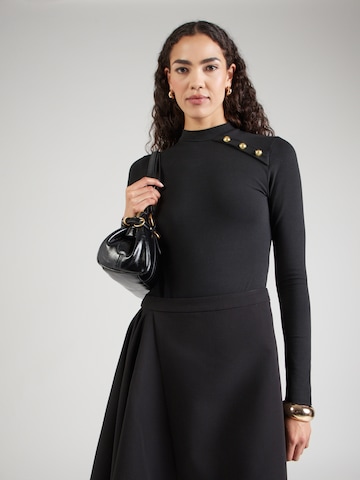 ABOUT YOU Koszula body 'Annika' w kolorze czarny: przód