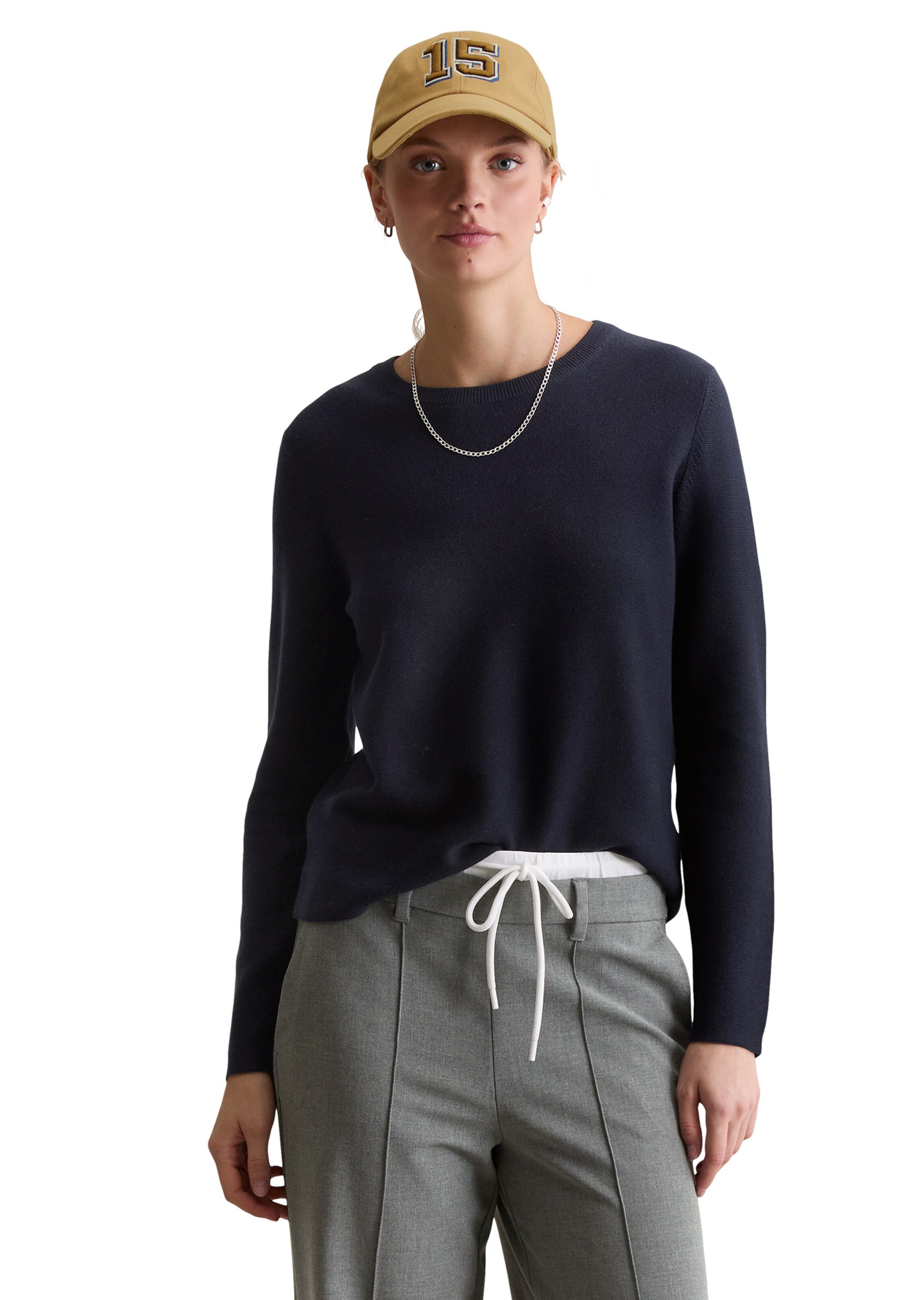 Marc O'Polo DENIM Sweater in Blue: front