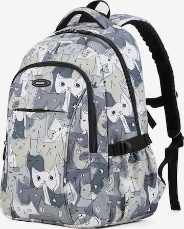 Sac à dos Aoking en gris : devant