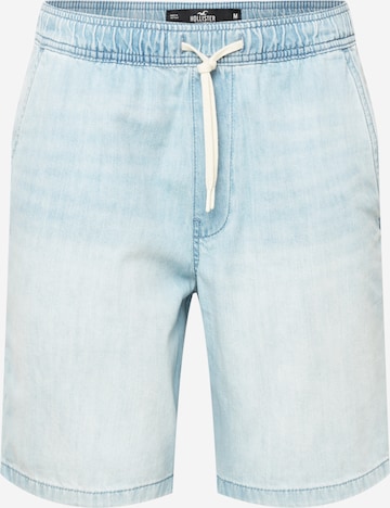 HOLLISTER Regular Broek in Blauw: voorkant