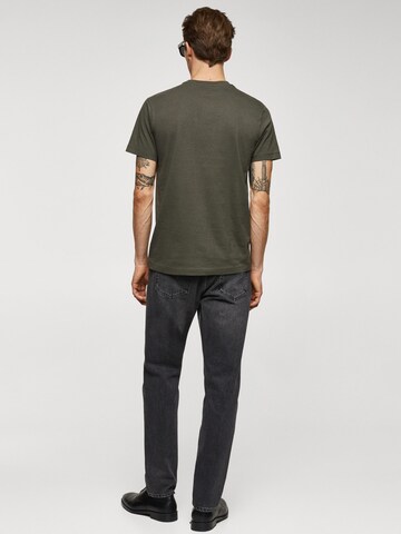 MANGO MAN Shirt 'CHERLO' in Groen