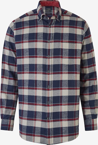 HECHTER PARIS Button Up Shirt in Blue: front