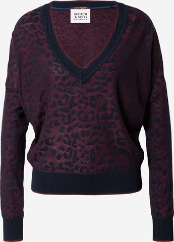 SCOTCH & SODA Trui in Rood: voorkant