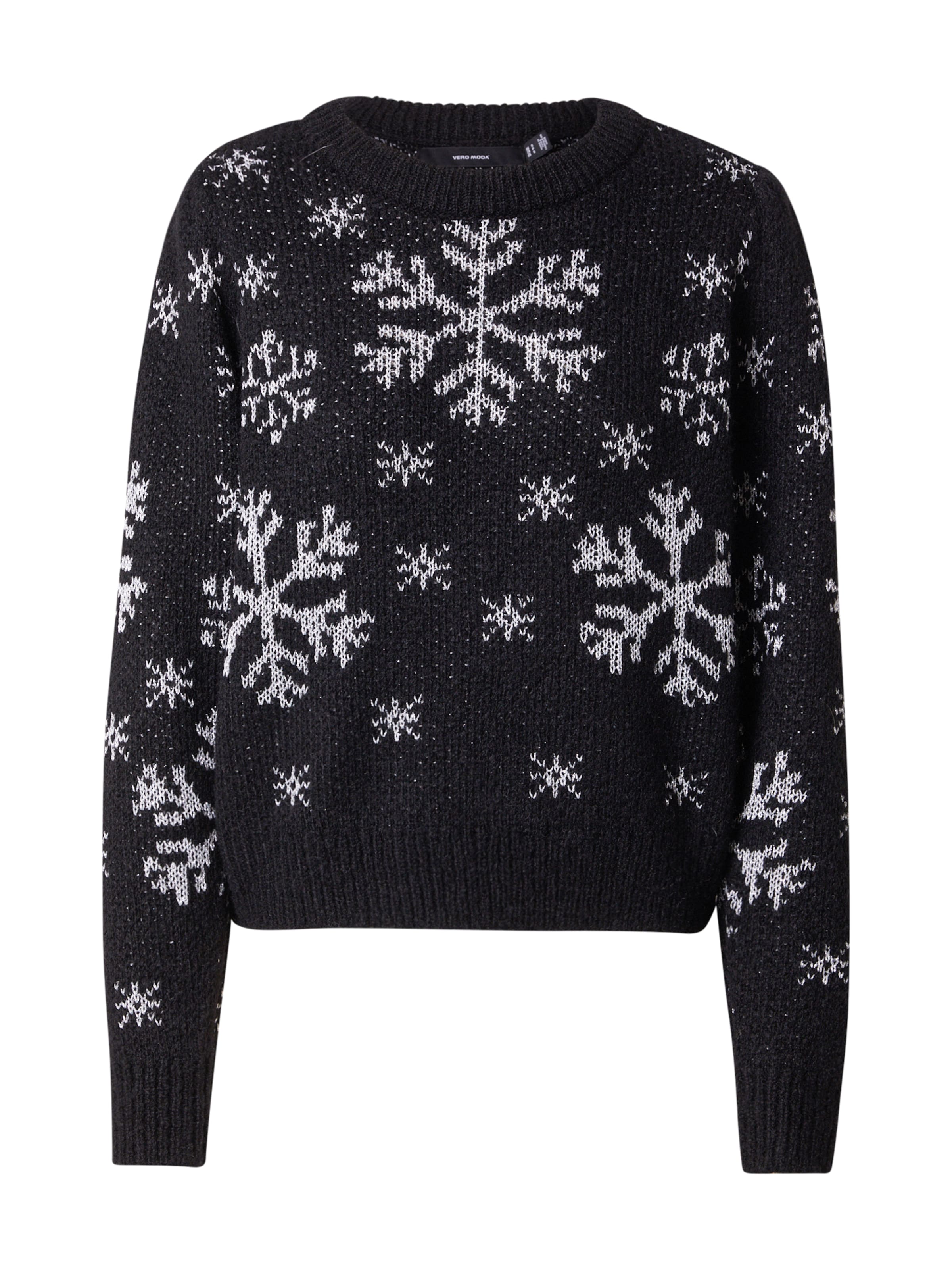 VERO MODA Pullover 'VMSNOWY FROST' in Schwarz: Vorderseite