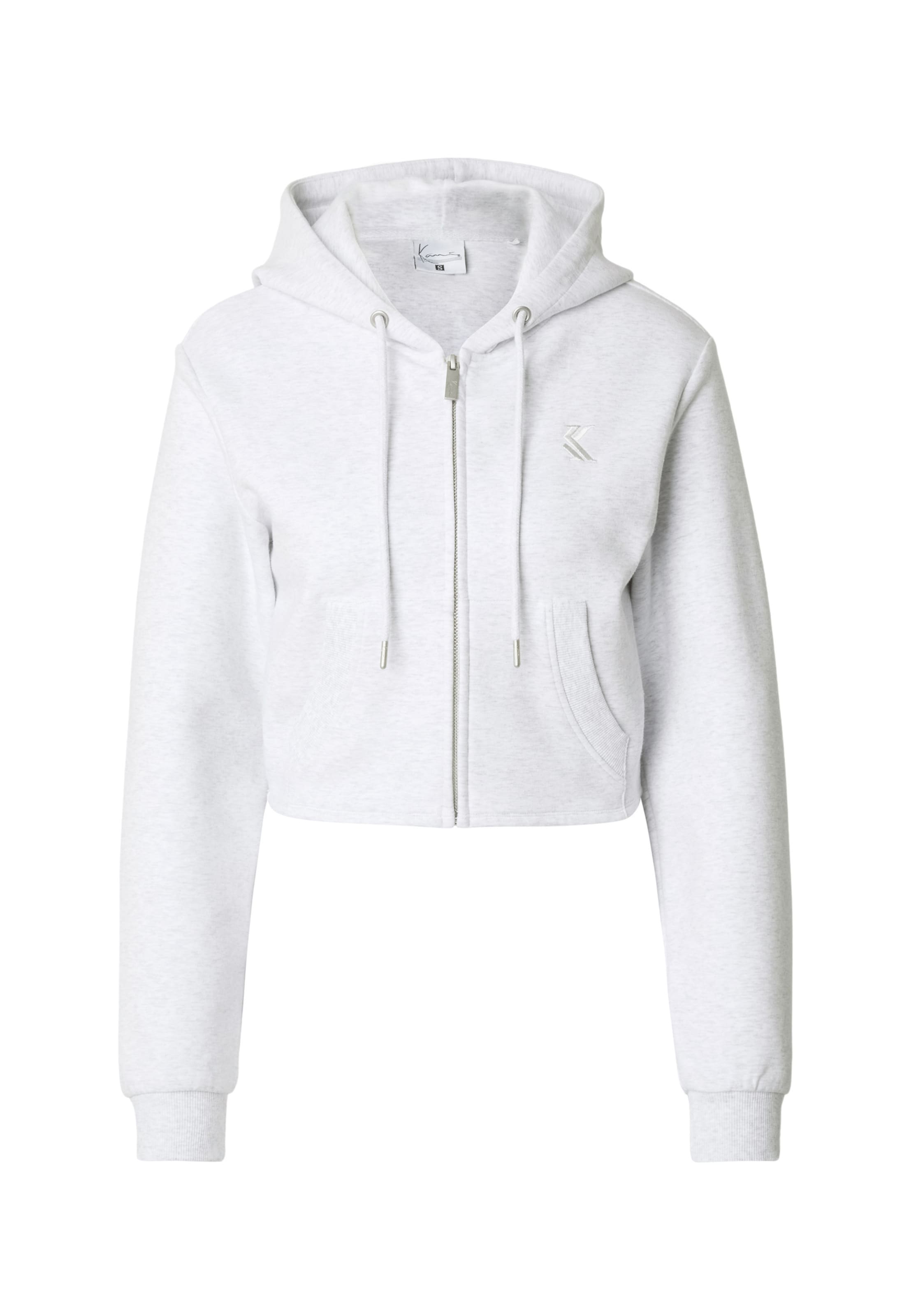 Giacca di felpa di Karl Kani in grigio: frontale