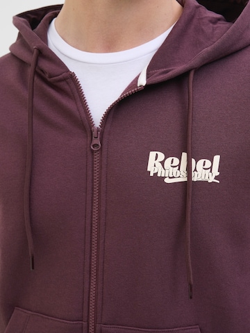 JJ Rebel Bluza rozpinana 'JREBRAKIM' w kolorze czerwony