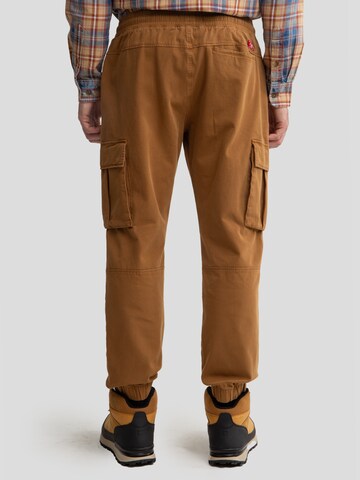 BIG STAR Tapered Cargobroek in Bruin