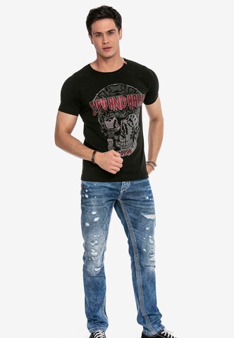 CIPO & BAXX Shirt in Zwart