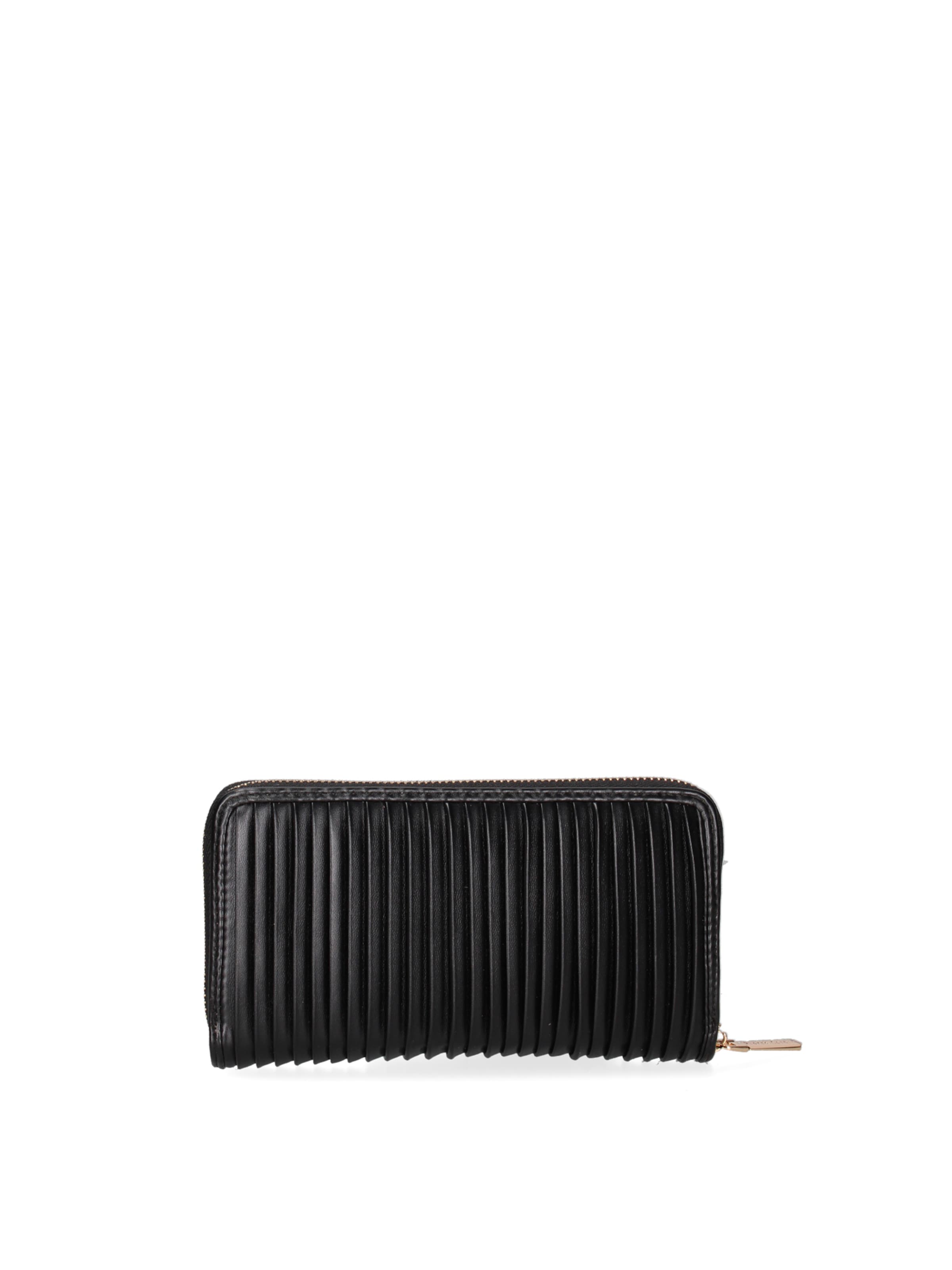 PIERRE CARDIN Wallet in Black: front