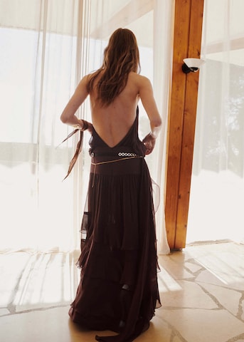 MANGO Kleid 'Glacier' in Braun