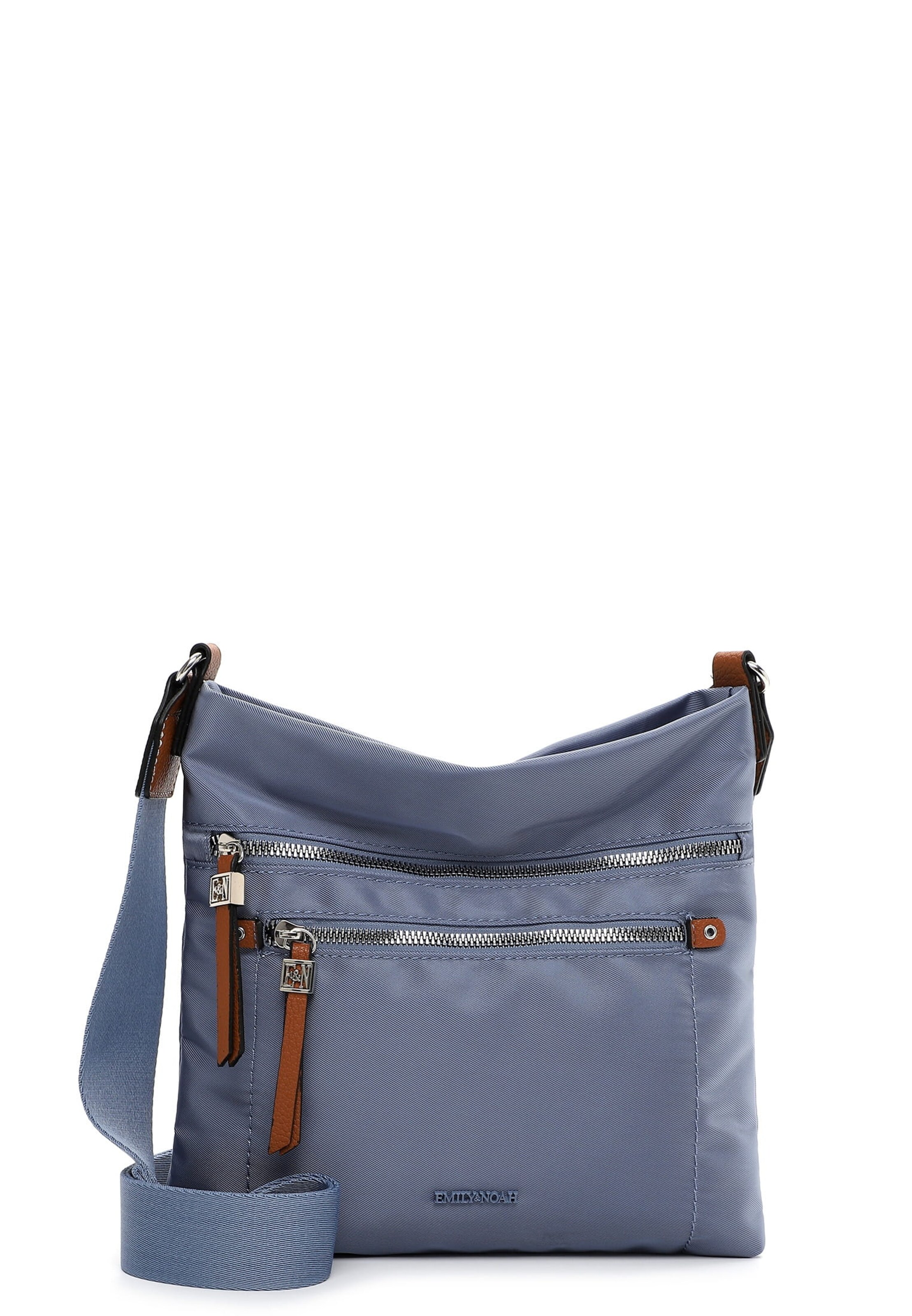 Emily & Noah Schoudertas in Blauw: voorkant