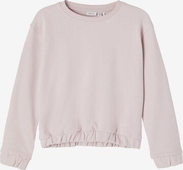 NAME IT Sweatshirt 'Tulena' i pink: forside