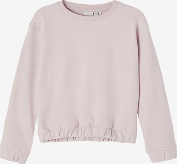 Sweat-shirt 'Tulena' NAME IT en rose : devant