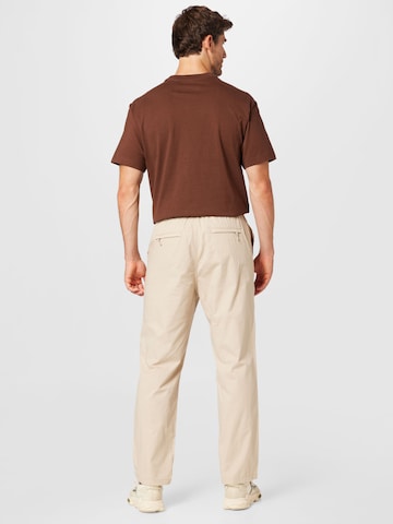 WEEKDAY Regular Trousers 'Gil' in Beige