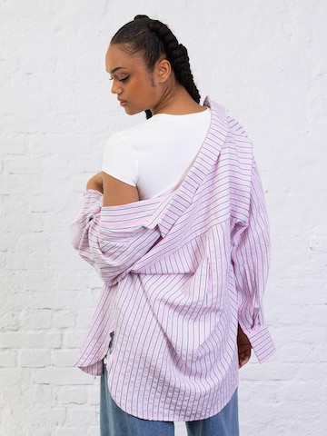 BROKE + SCHÖN Bluse 'Oversize Bluse in Rosa'‌‌‌‌‌‌‌‌‌‌ in Pink