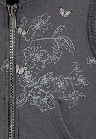 Ed Hardy Кофта на молнии 'True To My Love' в Серый