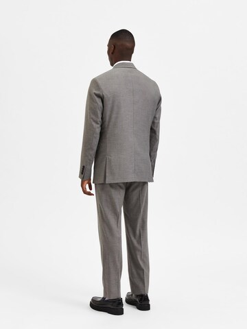 Slim fit Giacca da completo 'Daxlogan' di SELECTED HOMME in grigio