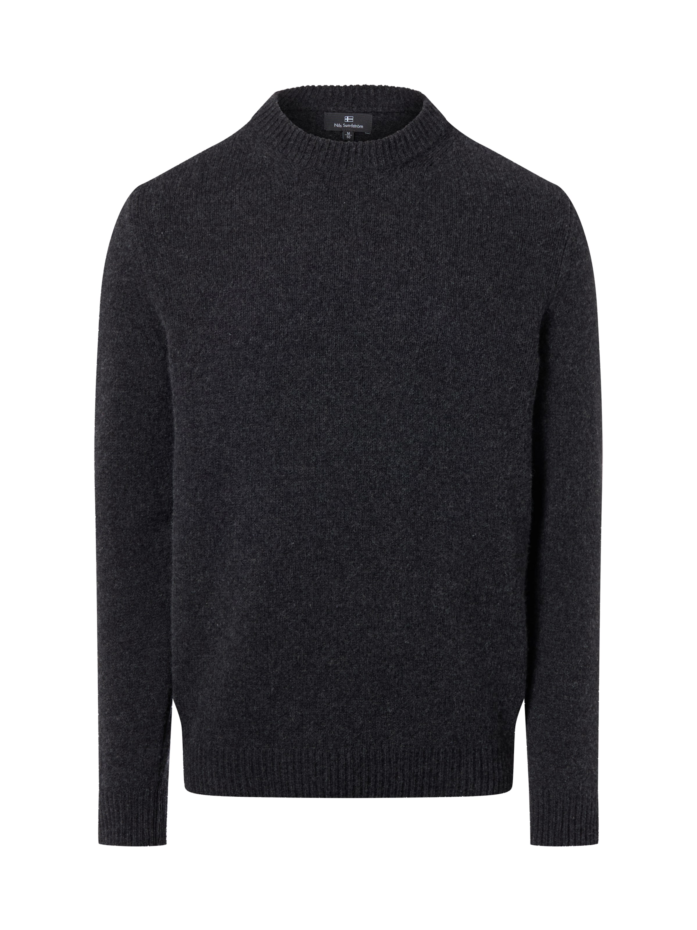 Pull-over Nils Sundström en noir : devant