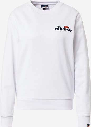 Sweat-shirt 'Triome' ELLESSE en blanc : devant