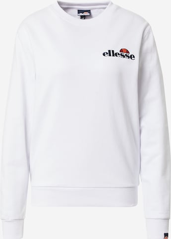 ELLESSE Sweatshirt 'Triome' i vit: framsida