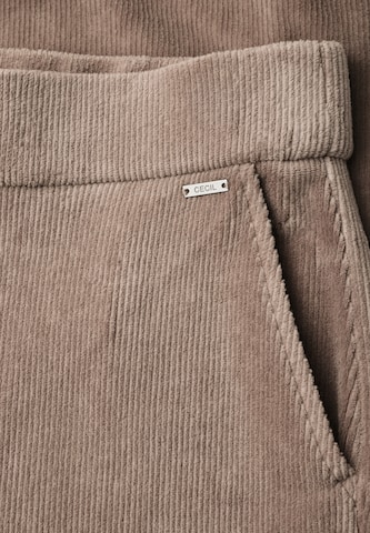 CECIL - Loosefit Pantalón 'Neele' en marrón