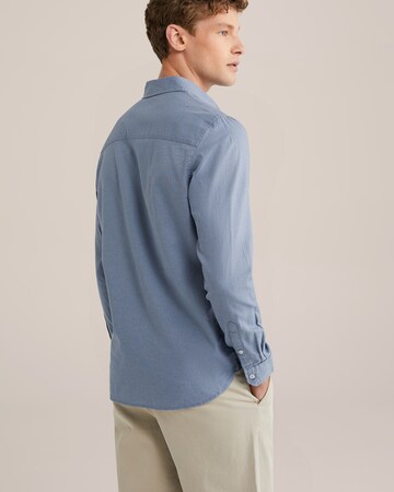 WE Fashion - Ajuste regular Camisa en azul