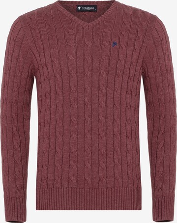 DENIM CULTURE Pullover 'MAURIZIO' i rød: forside