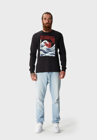 Oldskull Shirt 'Asian Big W' in Zwart