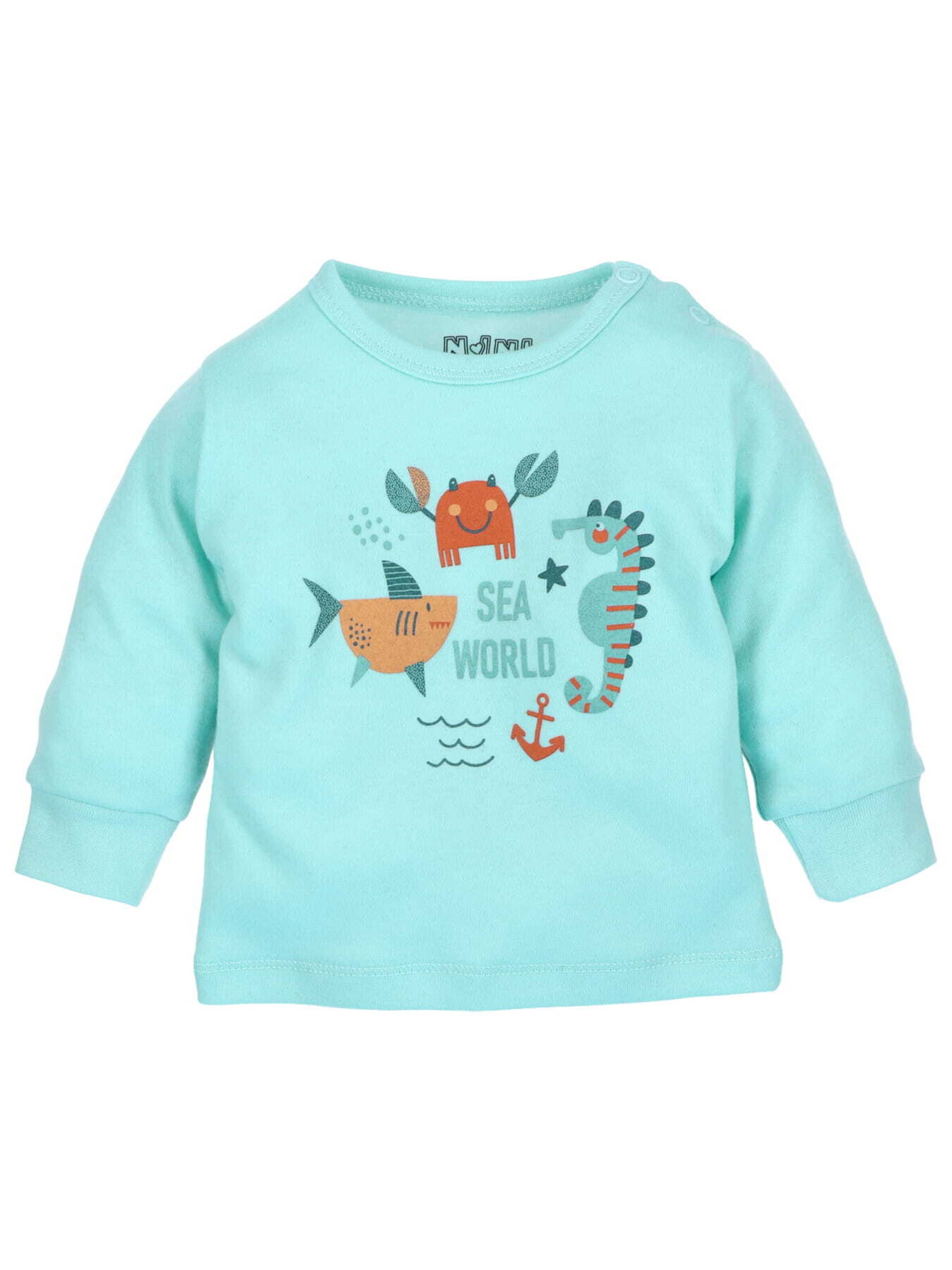 NINI Shirt 'Sea World' in Blue: front