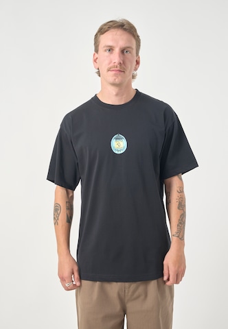 Cleptomanicx Shirt 'Classic Tee Take Care' in Black: front