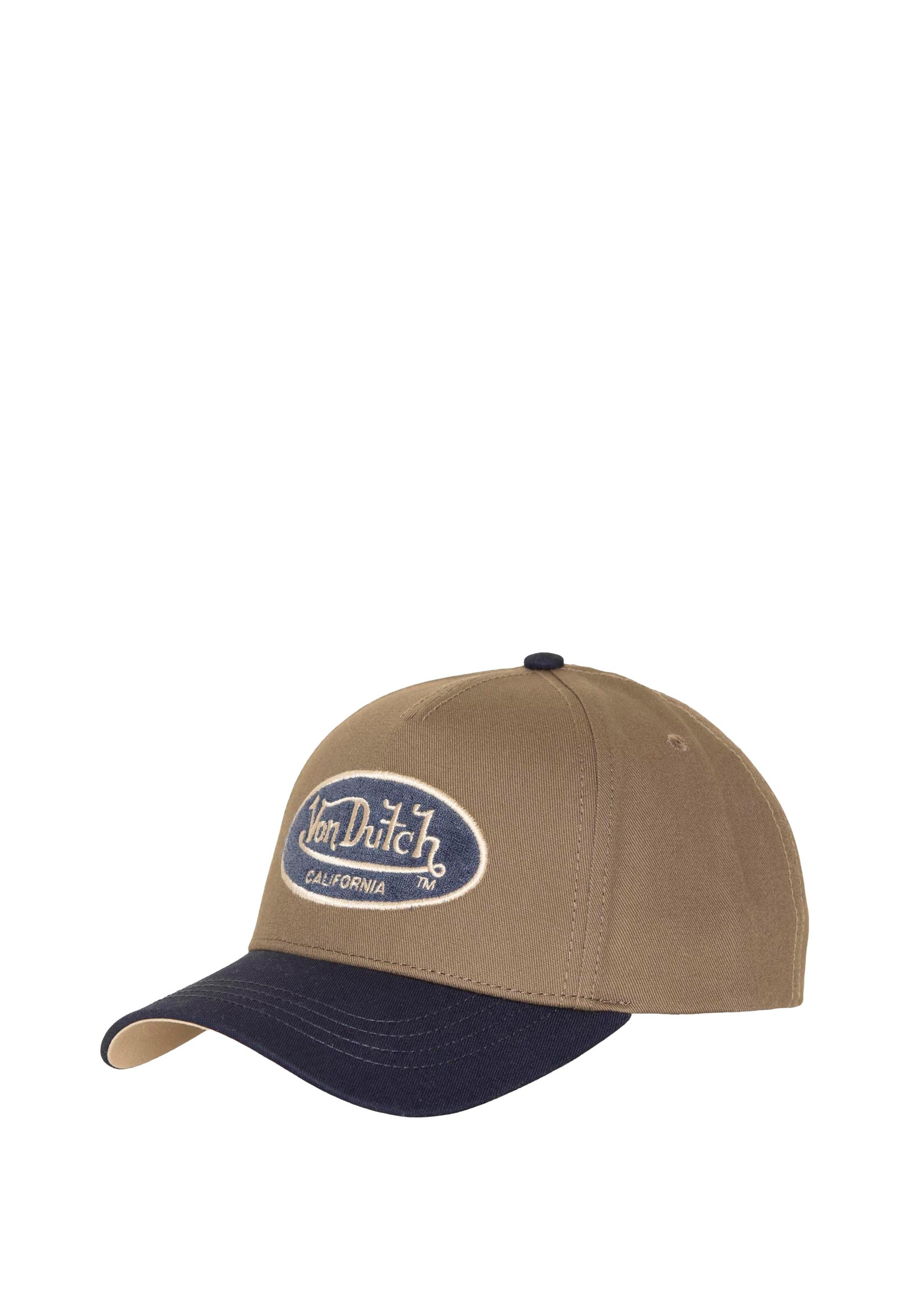 Casquette Von Dutch Originals en marron : devant