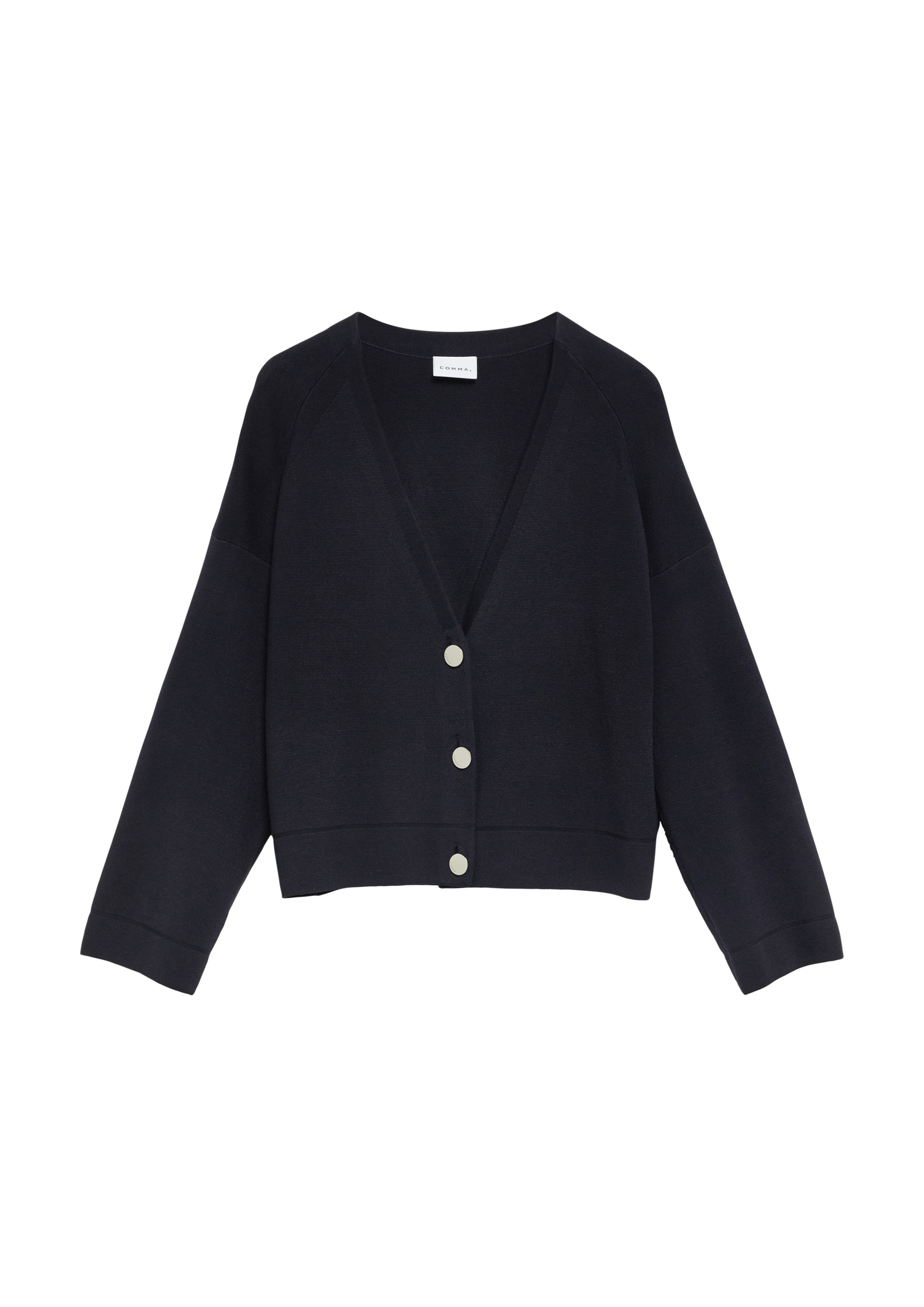 COMMA Strickjacke in Blau: Vorderseite